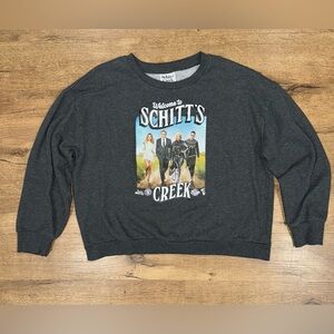 Schitt’s Creek Grey Crew Neck Graphic Sweatshirt Size XXL